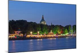 Germany, Lower Saxony, Hannover, Maschsee Festival, Evening, Dusk-Chris Seba-Mounted Photographic Print