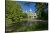 Germany, Lower Saxony, Hannover, New City Hall, Maschteich-Chris Seba-Stretched Canvas