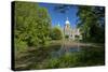 Germany, Lower Saxony, Hannover, New City Hall, Maschteich-Chris Seba-Stretched Canvas