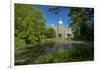 Germany, Lower Saxony, Hannover, New City Hall, Maschteich-Chris Seba-Framed Photographic Print