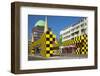 Germany, Lower Saxony, Hannover, Steintor, City Railroad, Stop, Media Centre-Chris Seba-Framed Photographic Print