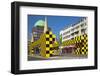 Germany, Lower Saxony, Hannover, Steintor, City Railroad, Stop, Media Centre-Chris Seba-Framed Photographic Print