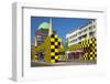 Germany, Lower Saxony, Hannover, Steintor, City Railroad, Stop, Media Centre-Chris Seba-Framed Photographic Print