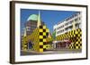 Germany, Lower Saxony, Hannover, Steintor, City Railroad, Stop, Media Centre-Chris Seba-Framed Photographic Print