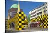 Germany, Lower Saxony, Hannover, Steintor, City Railroad, Stop, Media Centre-Chris Seba-Stretched Canvas