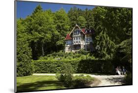 Germany, Lower Saxony, Harz, Bad Sachsa, Health Resort Park, Summer Cottage, Half-Timbered Villa-Chris Seba-Mounted Photographic Print