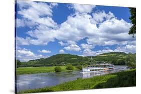 Germany, Lower Saxony, Weser Excursion Ship-Chris Seba-Stretched Canvas