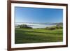 Germany, Lower Saxony, Weser Hills, Ottenstein Plateau, Autumn, Morning Fog, Weser Valley-Chris Seba-Framed Photographic Print