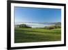 Germany, Lower Saxony, Weser Hills, Ottenstein Plateau, Autumn, Morning Fog, Weser Valley-Chris Seba-Framed Photographic Print