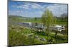 Germany, Lower Saxony, Weser Hills, Polle, the Weser, Tourboats-Chris Seba-Mounted Photographic Print