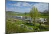 Germany, Lower Saxony, Weser Hills, Polle, the Weser, Tourboats-Chris Seba-Mounted Photographic Print