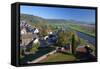 Germany, Lower Saxony, Weser Hills, Polle, Townscape-Chris Seba-Framed Stretched Canvas