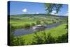 Germany, Lower Saxony, Weser Uplands, Weser Cruise Vessel-Chris Seba-Stretched Canvas