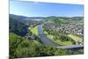 Germany, Lower Saxony, Weser Uplands, Weser River, City of Bodenwerder, Panoramic View-Chris Seba-Mounted Photographic Print