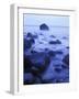 Germany, Mecklenburg-West Pomerania, the Baltic Sea, RŸgen, Lohme, Shore, Erratic Blocks-Andreas Keil-Framed Photographic Print