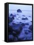 Germany, Mecklenburg-West Pomerania, the Baltic Sea, RŸgen, Lohme, Shore, Erratic Blocks-Andreas Keil-Framed Stretched Canvas