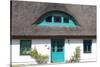 Germany, Mecklenburg-Western Pomerania, Island RŸgen, Thatched-Roof House, Entrance, Detail-Chris Seba-Stretched Canvas