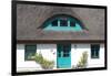Germany, Mecklenburg-Western Pomerania, Island RŸgen, Thatched-Roof House, Entrance, Detail-Chris Seba-Framed Photographic Print