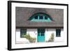 Germany, Mecklenburg-Western Pomerania, Island RŸgen, Thatched-Roof House, Entrance, Detail-Chris Seba-Framed Photographic Print