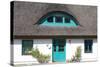 Germany, Mecklenburg-Western Pomerania, Island RŸgen, Thatched-Roof House, Entrance, Detail-Chris Seba-Stretched Canvas