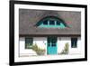 Germany, Mecklenburg-Western Pomerania, Island RŸgen, Thatched-Roof House, Entrance, Detail-Chris Seba-Framed Photographic Print