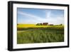 Germany, Mecklenburg-Western Pomerania, Island Usedom, Rape Field, House-Chris Seba-Framed Photographic Print