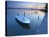 Germany, Mecklenburg-Western Pomerania, Mecklenburg-Vorpommern, Schaalsee, Footbridge-Andreas Vitting-Stretched Canvas