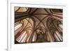 Germany, Mecklenburg-Western Pomerania, Röbel, Nikolaikirche, tree-aisled hall church-Roland T. Frank-Framed Photographic Print