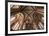 Germany, Mecklenburg-Western Pomerania, Röbel, Nikolaikirche, tree-aisled hall church-Roland T. Frank-Framed Photographic Print