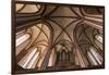 Germany, Mecklenburg-Western Pomerania, Röbel, Nikolaikirche, tree-aisled hall church-Roland T. Frank-Framed Photographic Print
