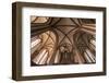 Germany, Mecklenburg-Western Pomerania, Röbel, Nikolaikirche, tree-aisled hall church-Roland T. Frank-Framed Photographic Print