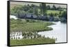 Germany, Mecklenburg-Western Pomerania, Röbel, view from the St. Mary's Chu-Roland T. Frank-Framed Stretched Canvas