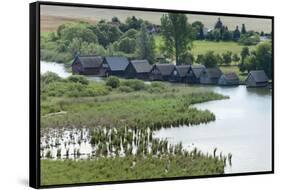 Germany, Mecklenburg-Western Pomerania, Röbel, view from the St. Mary's Chu-Roland T. Frank-Framed Stretched Canvas