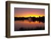 Germany, Mecklenburg-Western Pomerania, Stralsund, Knieperteich, Evening Mood-Chris Seba-Framed Photographic Print