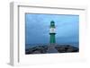 Germany, Mecklenburg-Western Pomerania, WarnemŸnde, Lighthouse-Jule Leibnitz-Framed Photographic Print