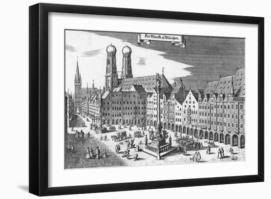 Germany Munchen-Mathieu Merian-Framed Art Print