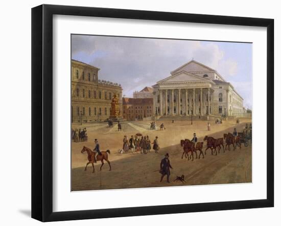 Germany, Munich, National Theatre Square-null-Framed Giclee Print