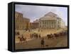 Germany, Munich, National Theatre Square-null-Framed Stretched Canvas