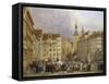 Germany, Munich, Odeonsplatz-null-Framed Stretched Canvas