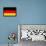 Germany National Flag Poster Print-null-Framed Poster displayed on a wall