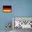 Germany National Flag Poster Print-null-Framed Stretched Canvas displayed on a wall