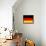 Germany National Flag Poster Print-null-Framed Stretched Canvas displayed on a wall