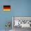 Germany National Flag Poster Print-null-Stretched Canvas displayed on a wall