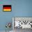 Germany National Flag Poster Print-null-Framed Poster displayed on a wall