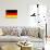 Germany National Flag-null-Art Print displayed on a wall