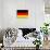 Germany National Flag-null-Art Print displayed on a wall