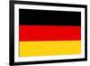 Germany National Flag-null-Framed Art Print
