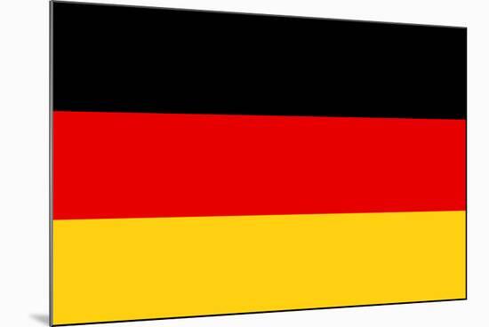 Germany National Flag-null-Mounted Art Print