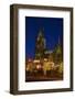 Germany, North Rhine-Westphalia, Cologne, Christmas Fair in Front of the Cologne Cathedral-Andreas Keil-Framed Photographic Print