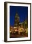 Germany, North Rhine-Westphalia, Cologne, Christmas Fair in Front of the Cologne Cathedral-Andreas Keil-Framed Photographic Print